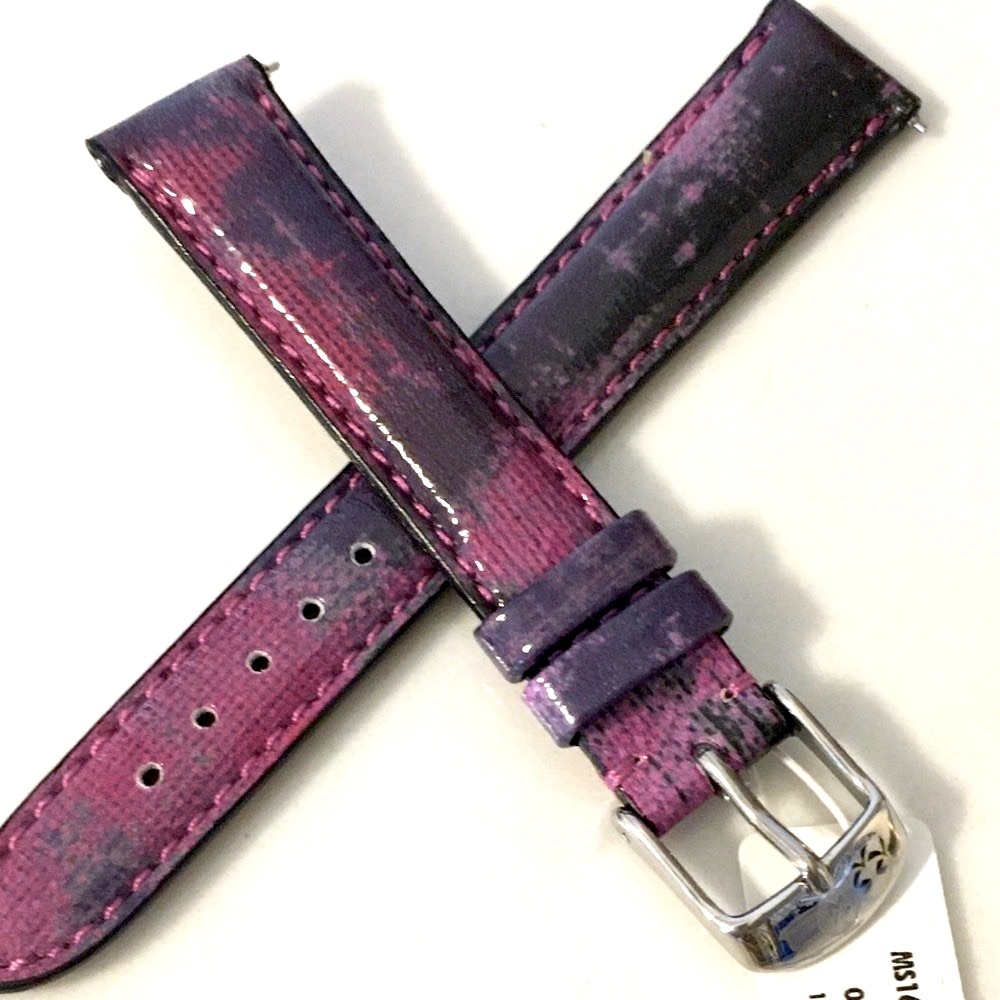 Michele 16mm Twilight Purple Watch Band Strap